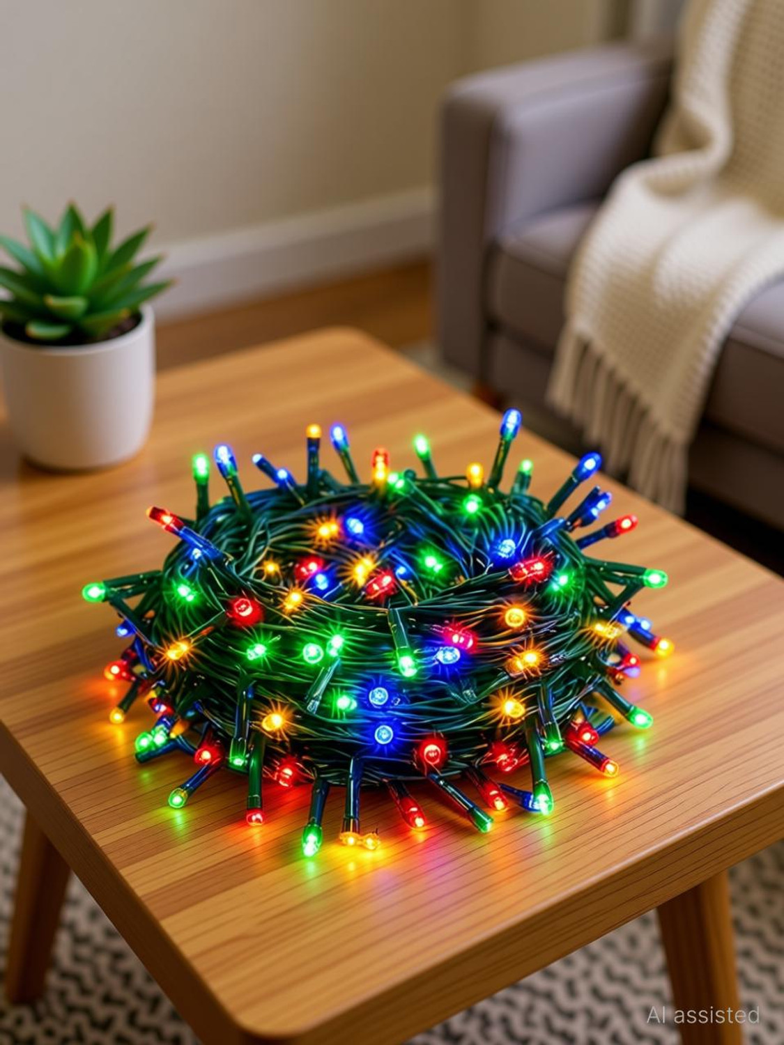 Image of FIZZYTECH 40 LEDs 11 m Multicolor Color Changing String Rice Lights