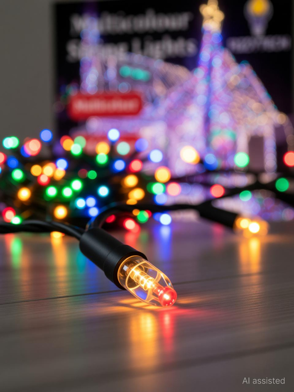 Image of FIZZYTECH 40 LEDs 11 m Multicolor Color Changing String Rice Lights