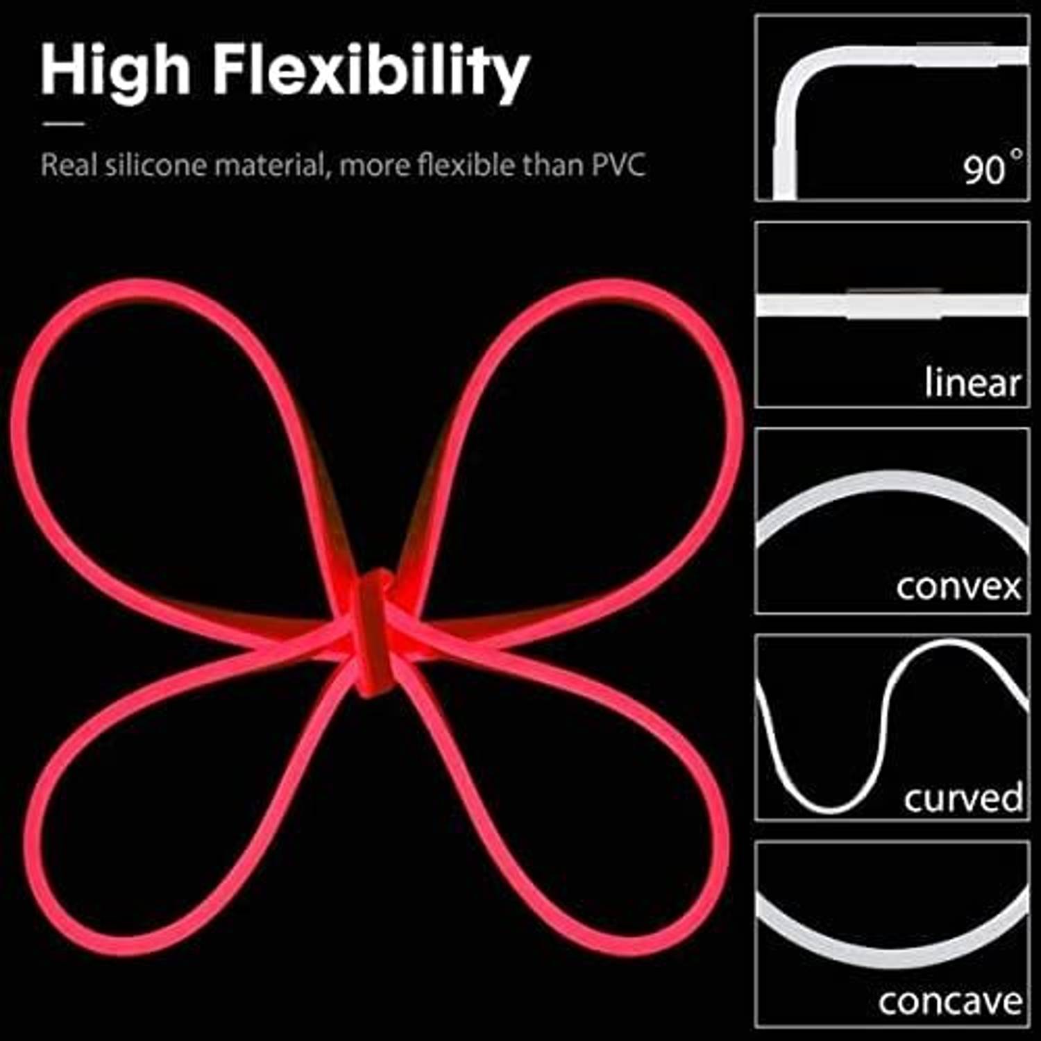 Motopex 12V 50W LED Neon Light Strip - Image 2