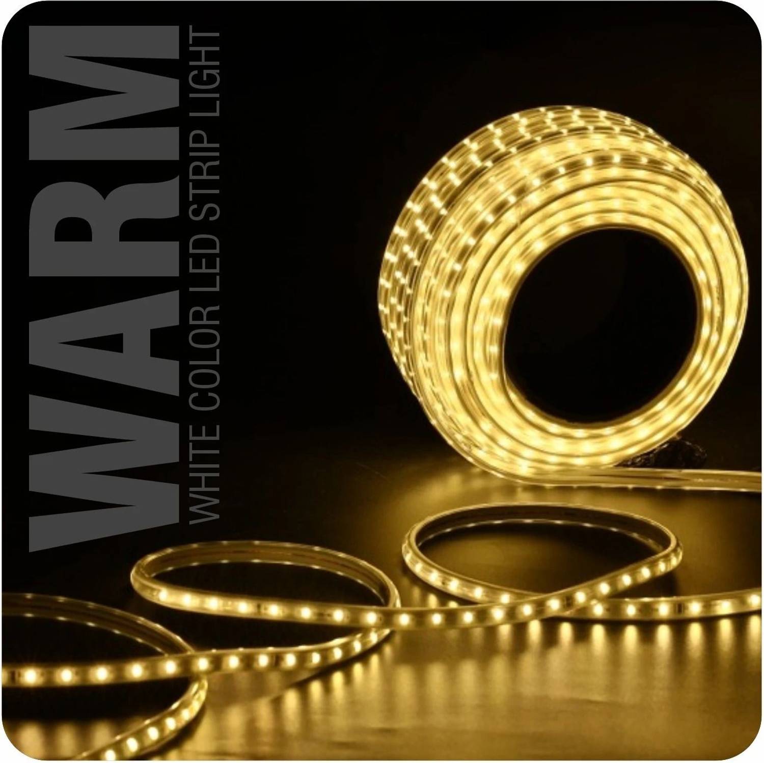 Eware 2400 LEDs 5 m Beige Steady Strip Rice Lights (Pack of 1)