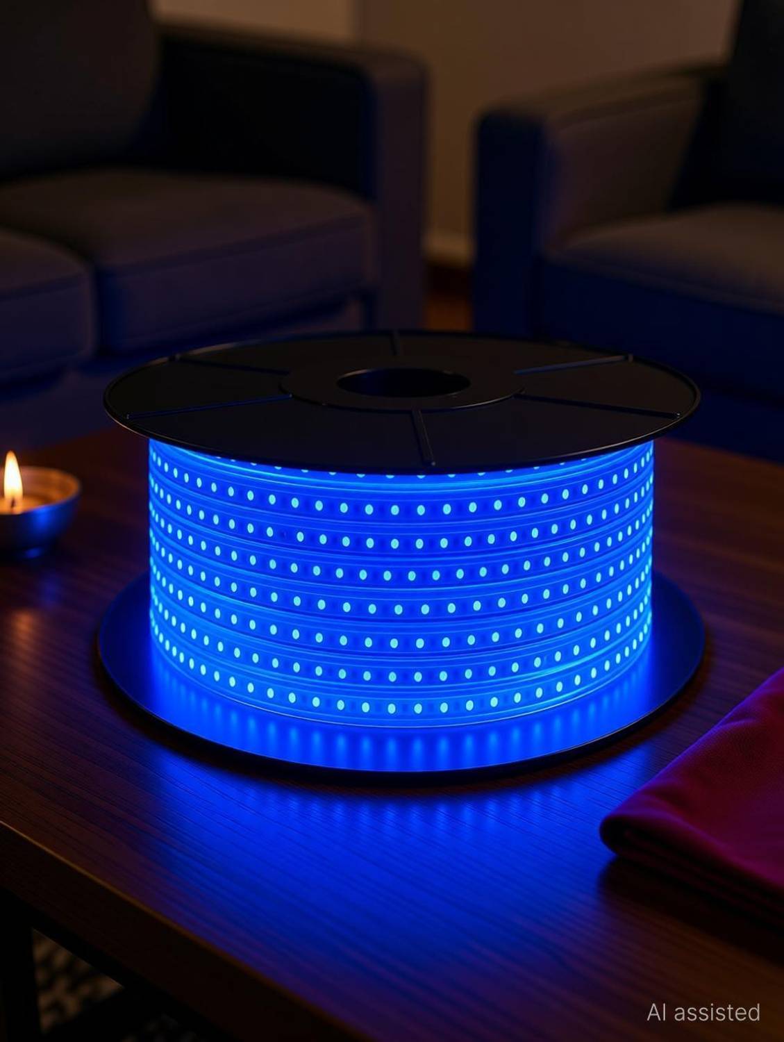 spark world 1200 LEDs 10m Blue Rice Lights - Image 5