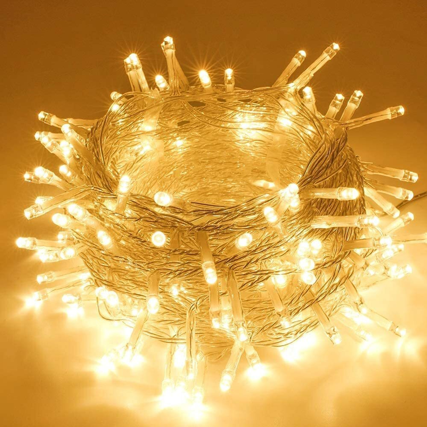 Image of Perikam 56 LEDs 16 m Yellow Steady String Rice Lights