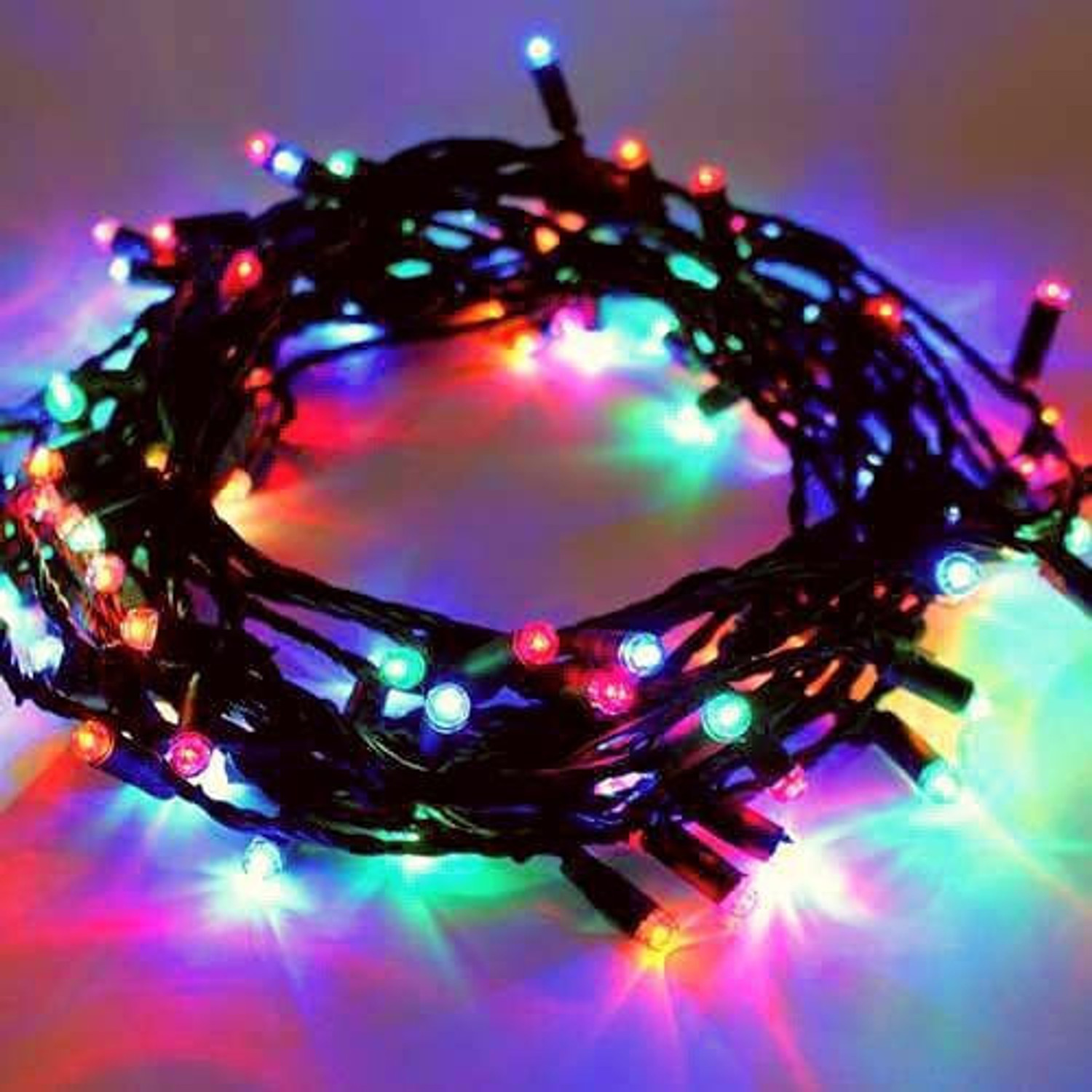 Image of Nirvair 36 LEDs 10.01 m Multicolor Color Changing Water Drop Rice Lights
