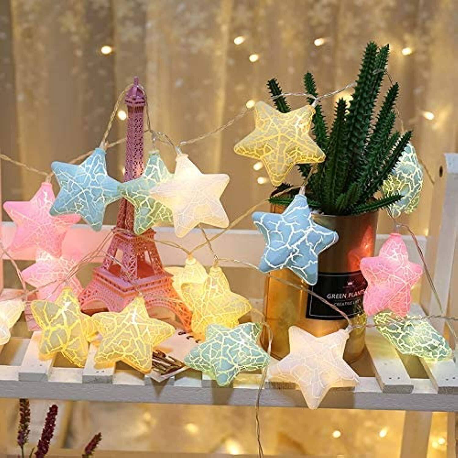 Trendx 14 LEDs 3.9 m Multicolor Steady Star Rice Lights