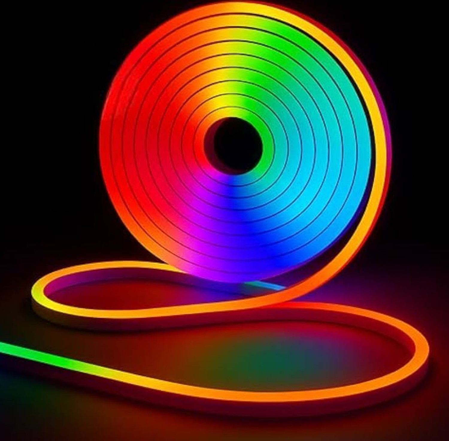 Image of sumraj 12 LEDs 5 m Multicolor Flickering, Color Changing Strip Rice Lights