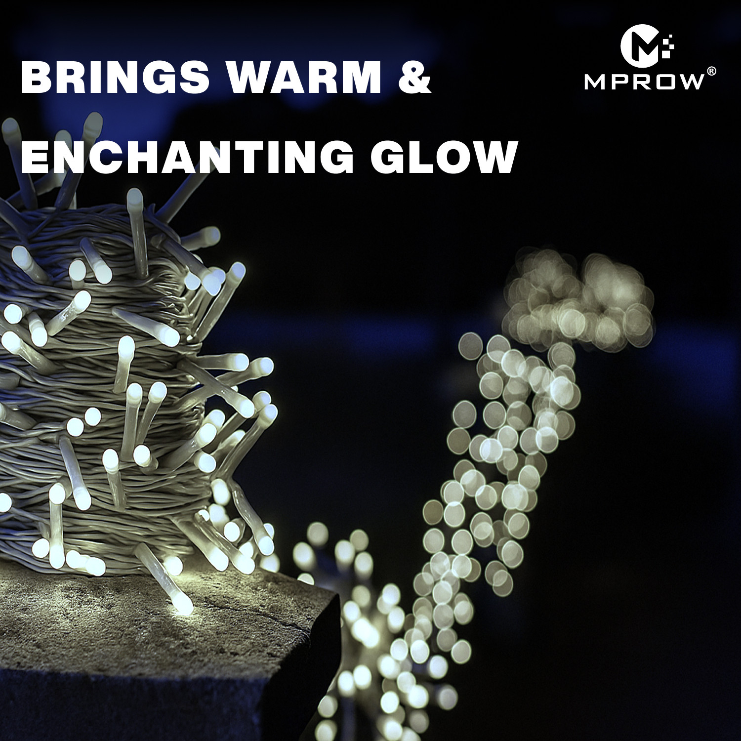 Image of MPROW 40 LEDs 11 m Yellow, Green, Red Steady String Rice Lights