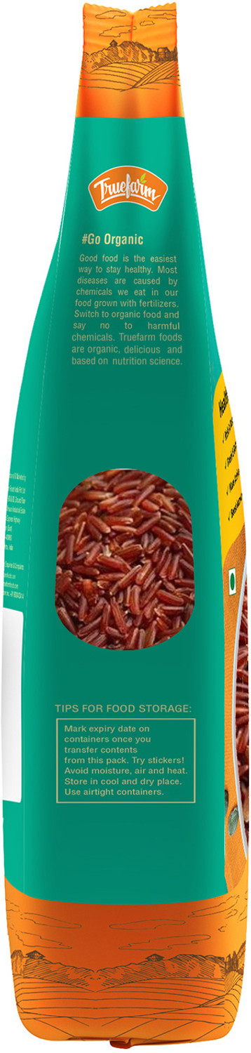 Image of Truefarm Organic Pack of 2 Red Rice (Medium Grain, Unpolished)