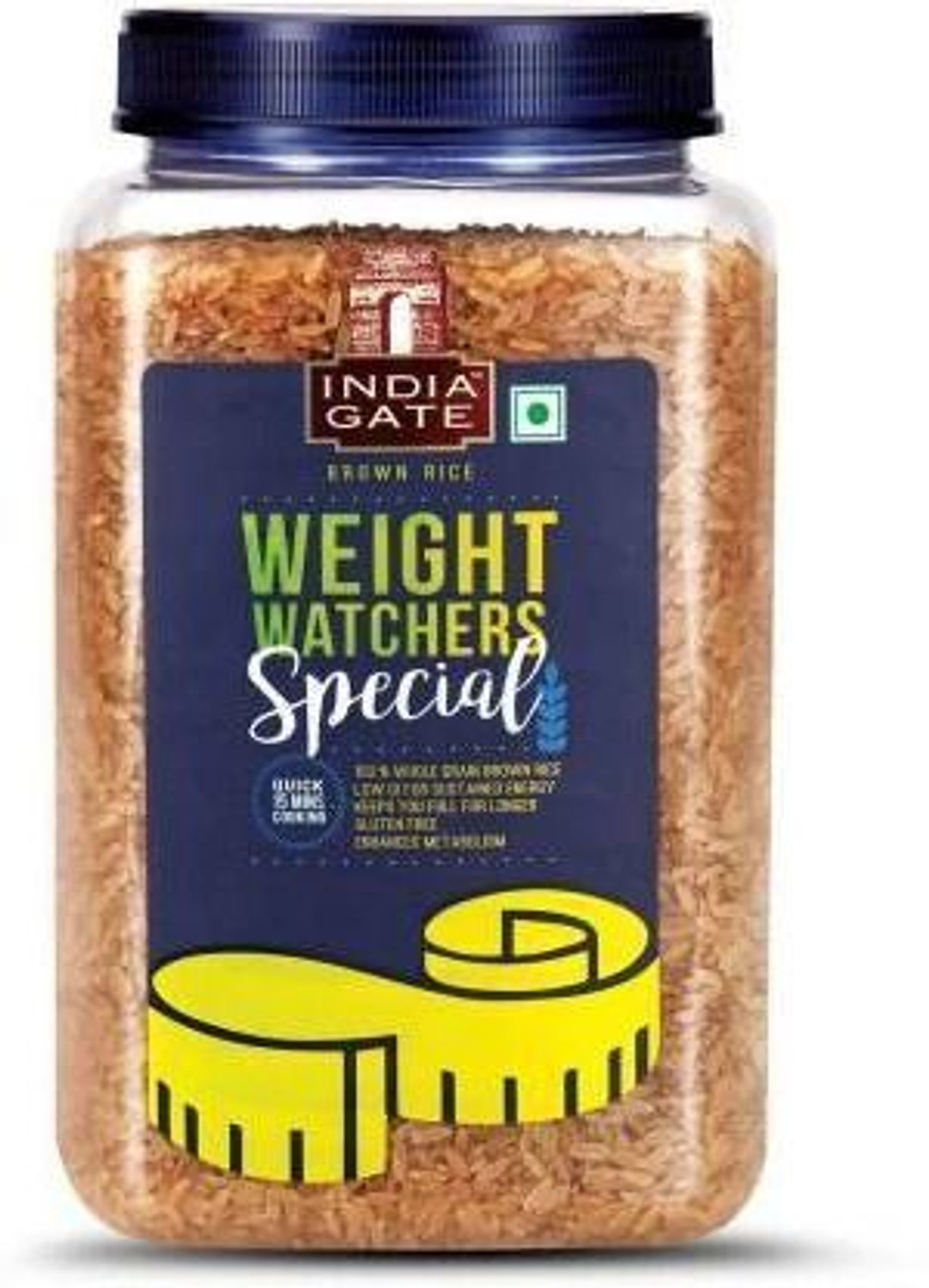 Image of INDIA GATE WEIGHT WATCHERS Brown Basmati Rice (Full Grain, Polished)