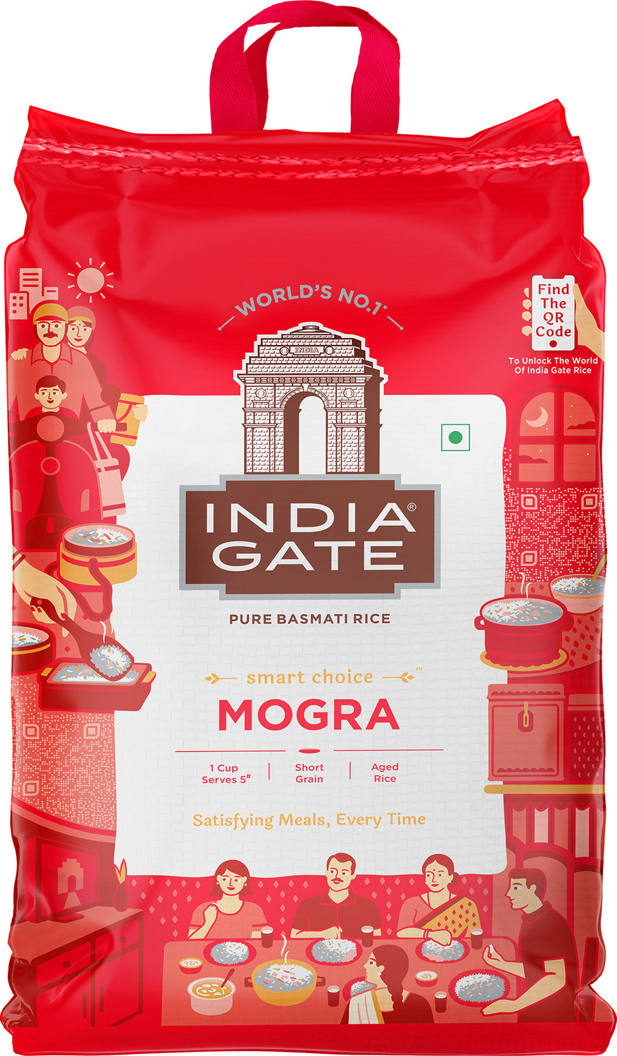 Image of INDIA GATE Mogra Basmati Rice (Polished)