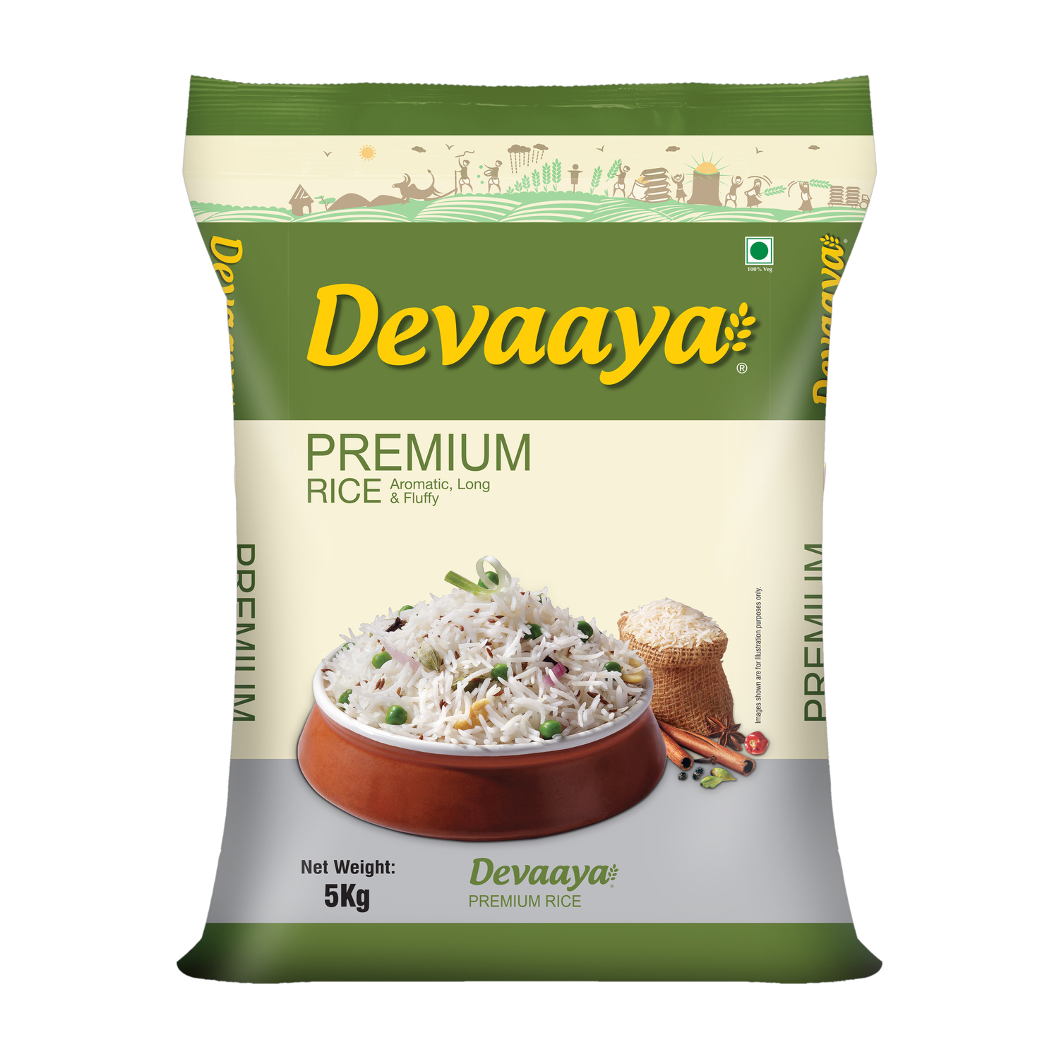 Image of Devaaya Premium Basmati Rice (Medium Grain)