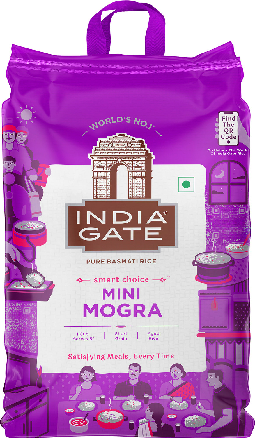 Image of INDIA GATE Mogra Basmati Rice (Polished)