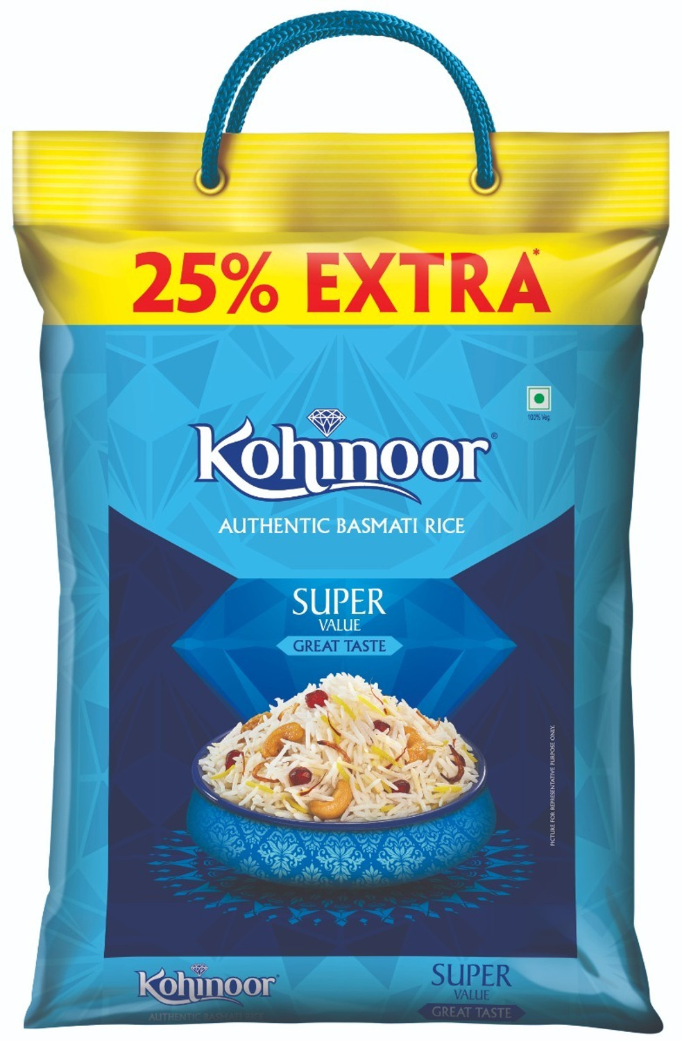 Image of KOHINOOR Super Value Authentic Basmati Rice (Full Grain, Polished)