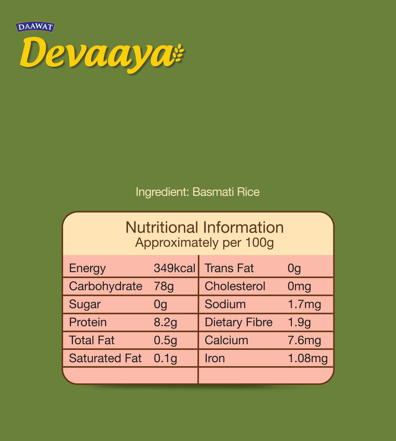 Image of Devaaya Premium Basmati Rice (Medium Grain)