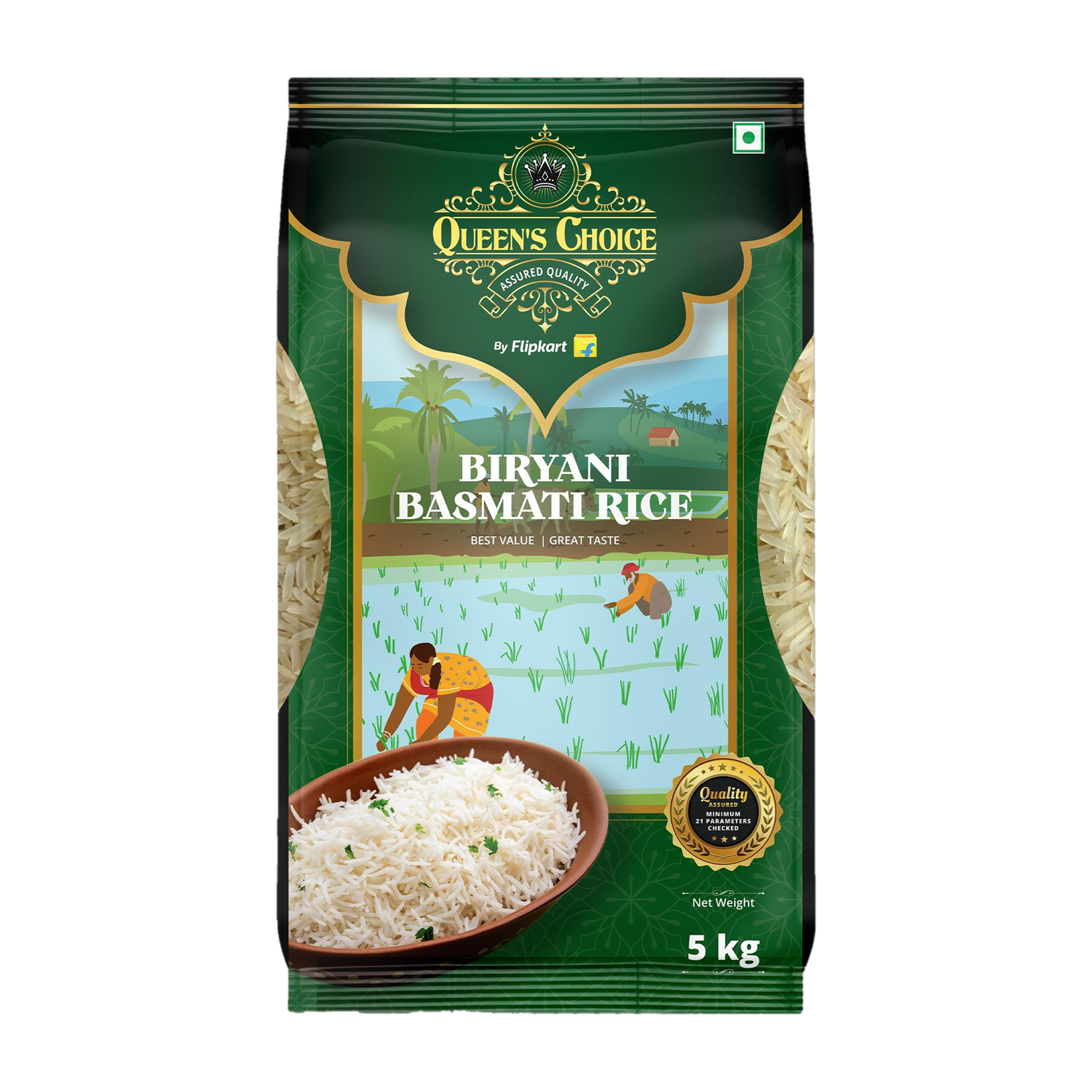 Image of Queen's Choice Biryani Basmati Rice by Flipkart Grocery