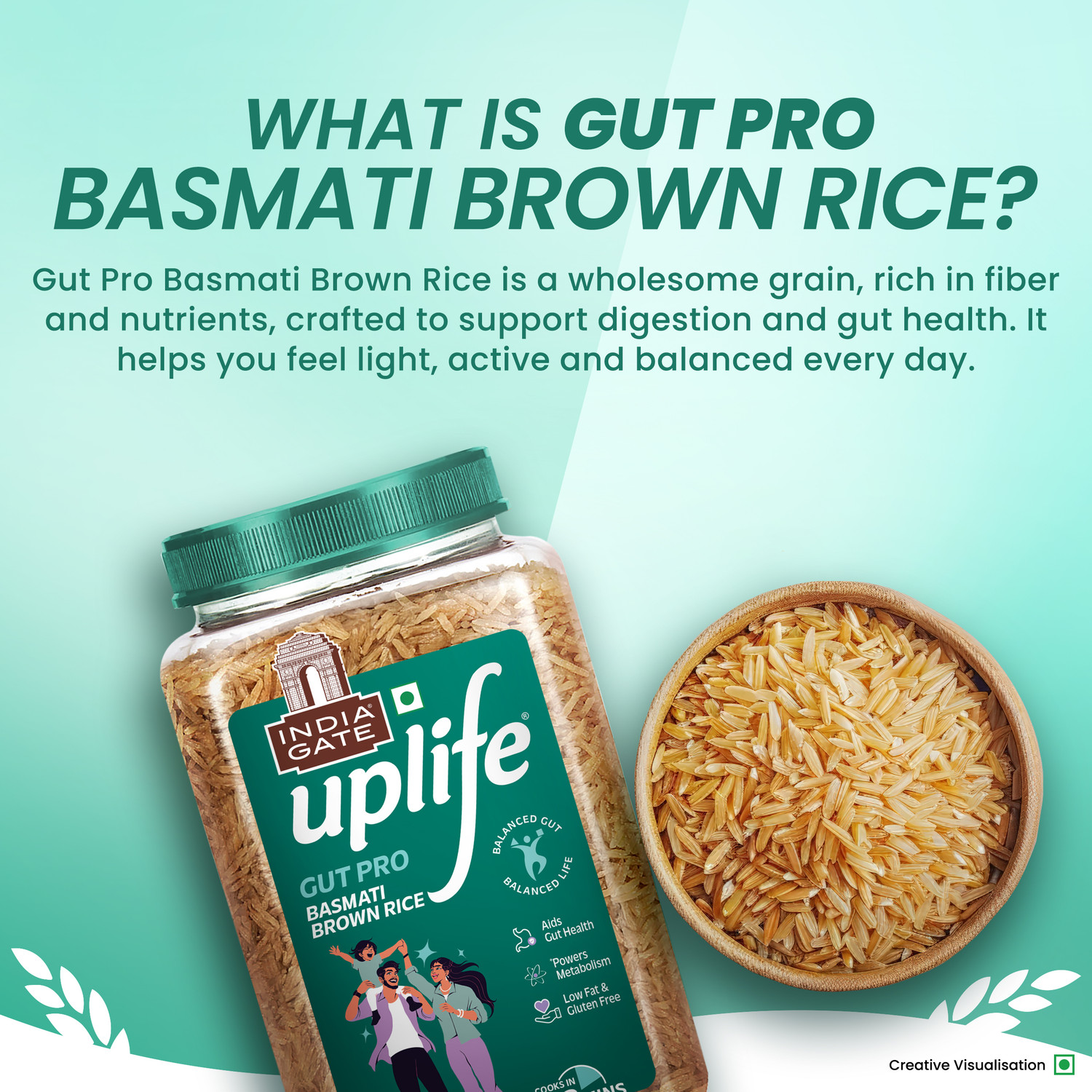 Image of INDIA GATE Brown Brown Basmati Rice (Long Grain)