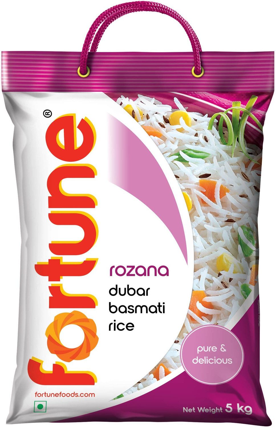 Image of FORTUNE Rozana Gold Basmati Rice (Medium Grain)