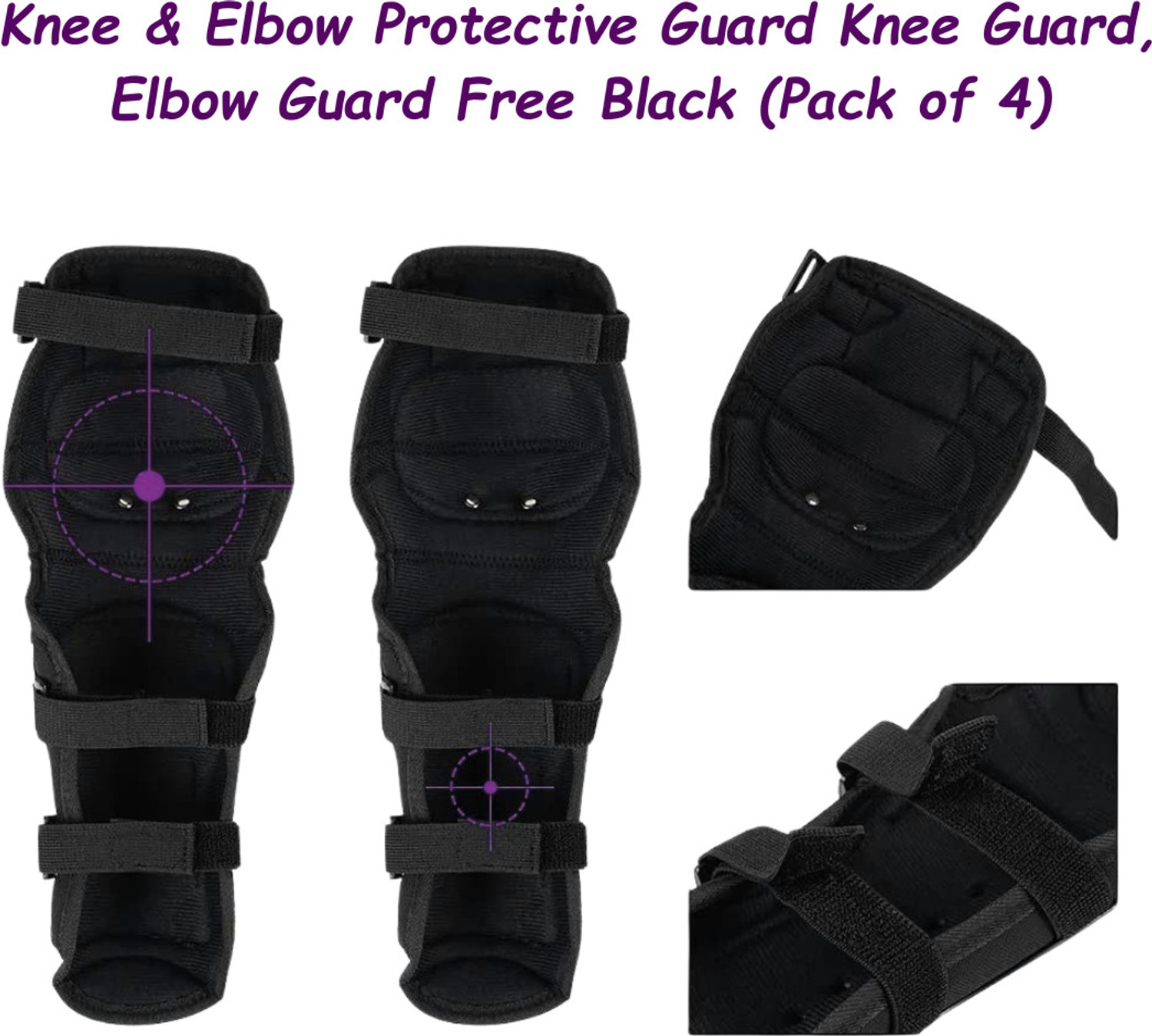 Image of KILLERRYDER Alloy Steel Protective Guard Set Armor M Black