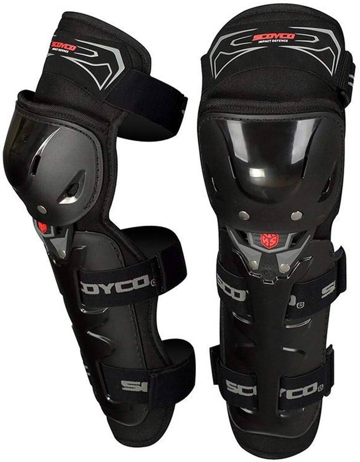 ASRYD Knee Guard, Elbow Guard, Shin Guard Free Black