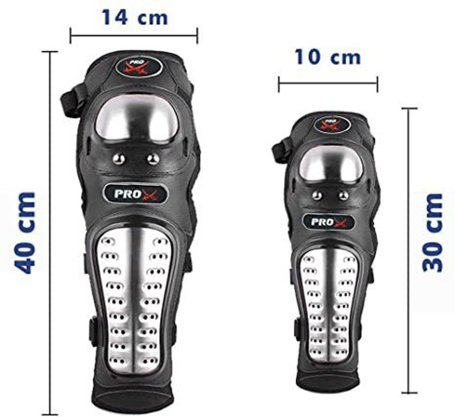 Image of ACCESSOREEZ Knee Guard, Elbow Guard Free Black, Silver