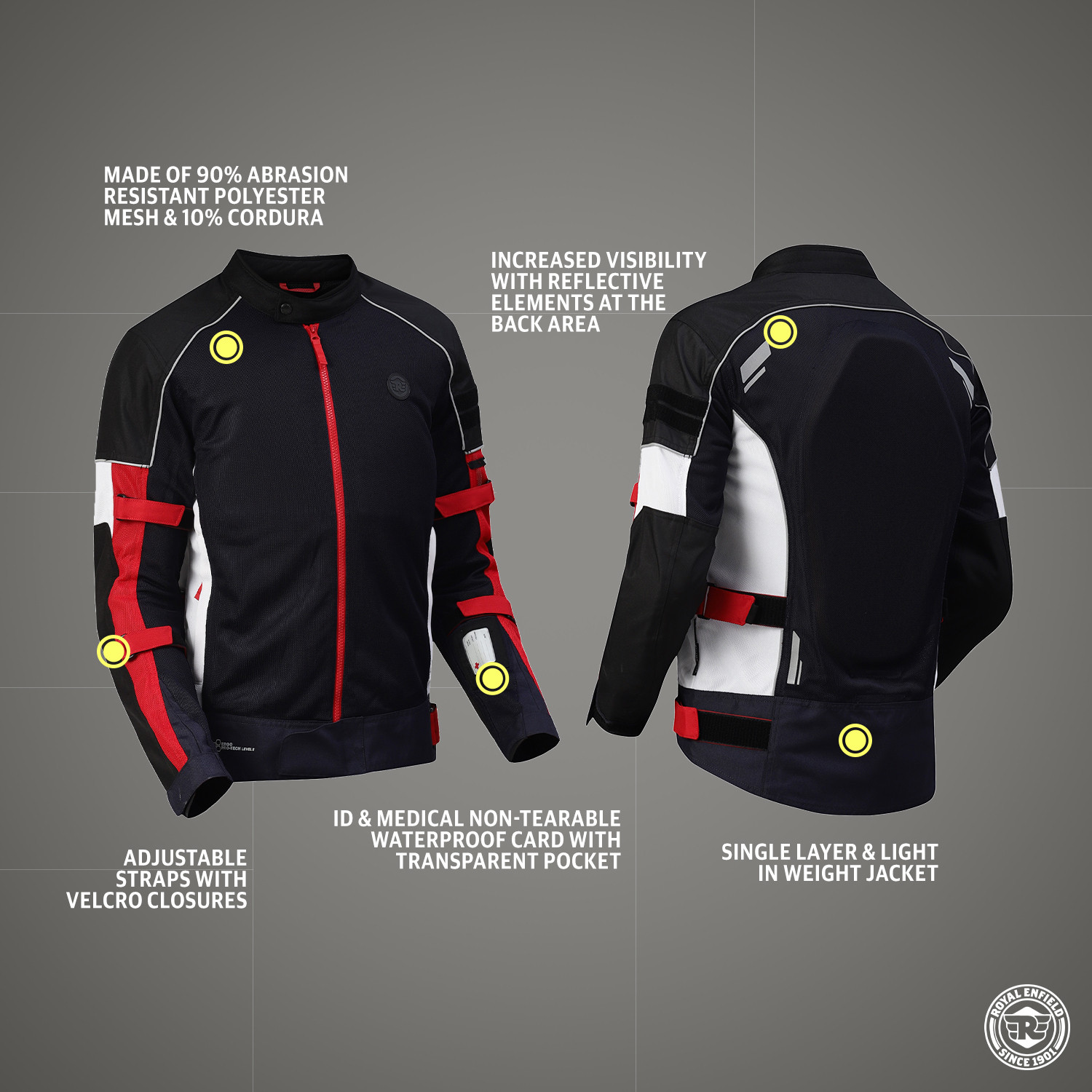 Image of Royal Enfield Streetwind Pro Riding Protective Jacket