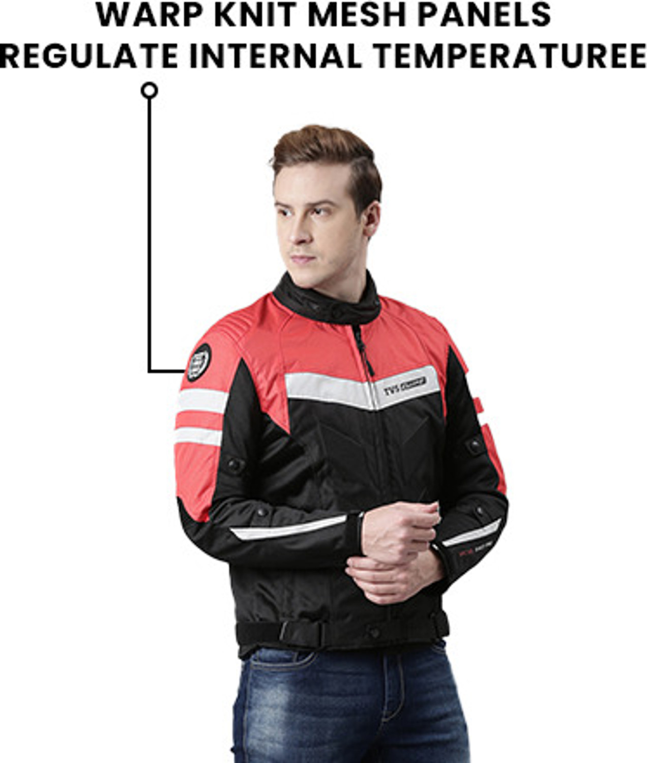 Image of TVS Racing Challenger Riding Protective Jacket