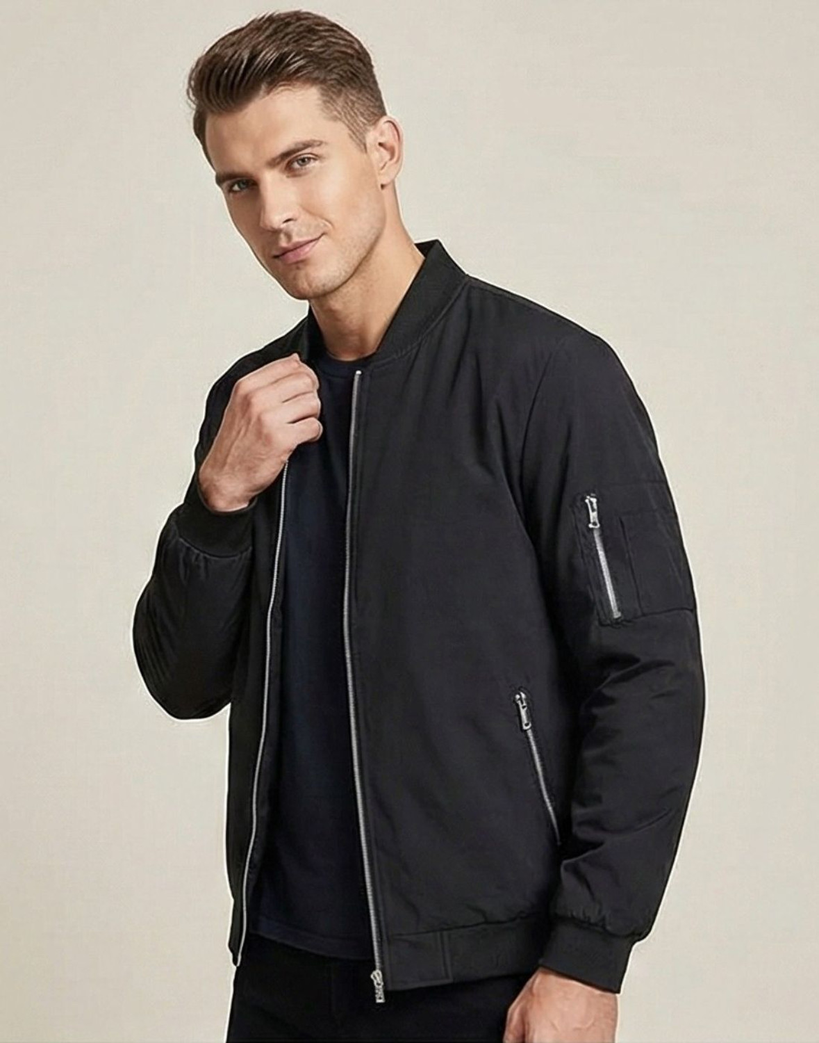 Image of IANDT I&T-CB-E22-23-BLACK Riding Protective Jacket