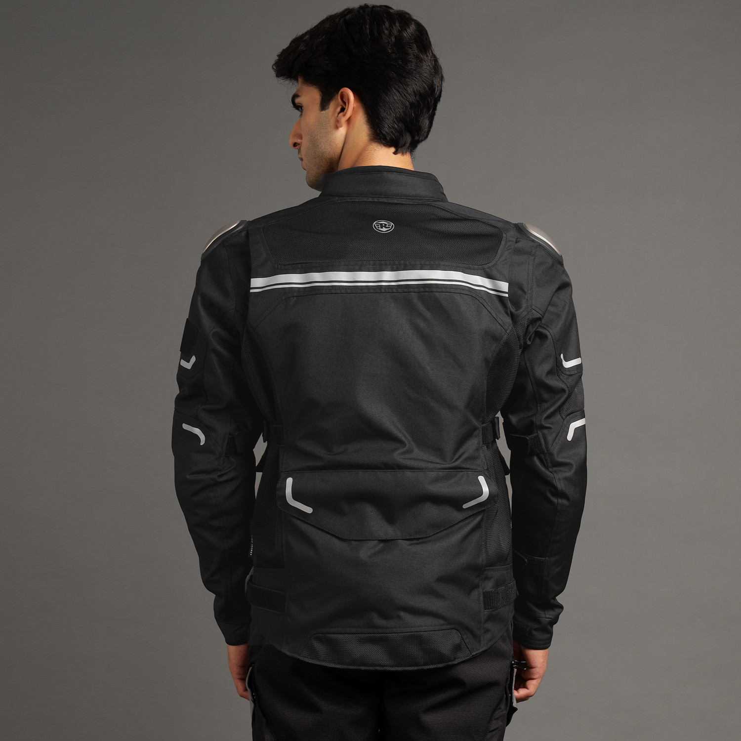 Image of Royal Enfield CrossRoader | Shoulder, Elbow, Chest, Back Armour |Titanium Slider | Rain Liner Riding Protective Jacket