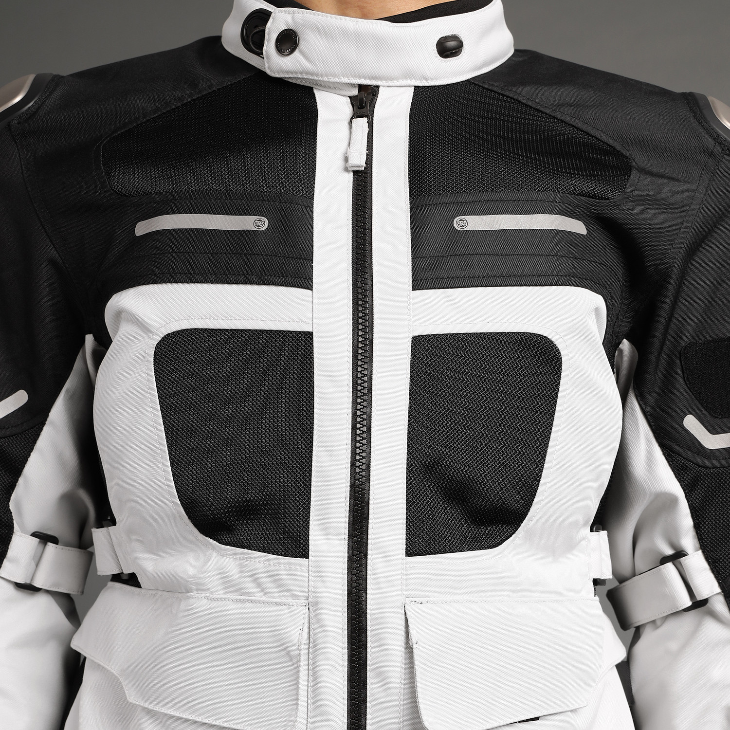 Image of Royal Enfield CrossRoader | Shoulder, Elbow, Chest, Back Armour |Titanium Slider | Rain Liner Riding Protective Jacket