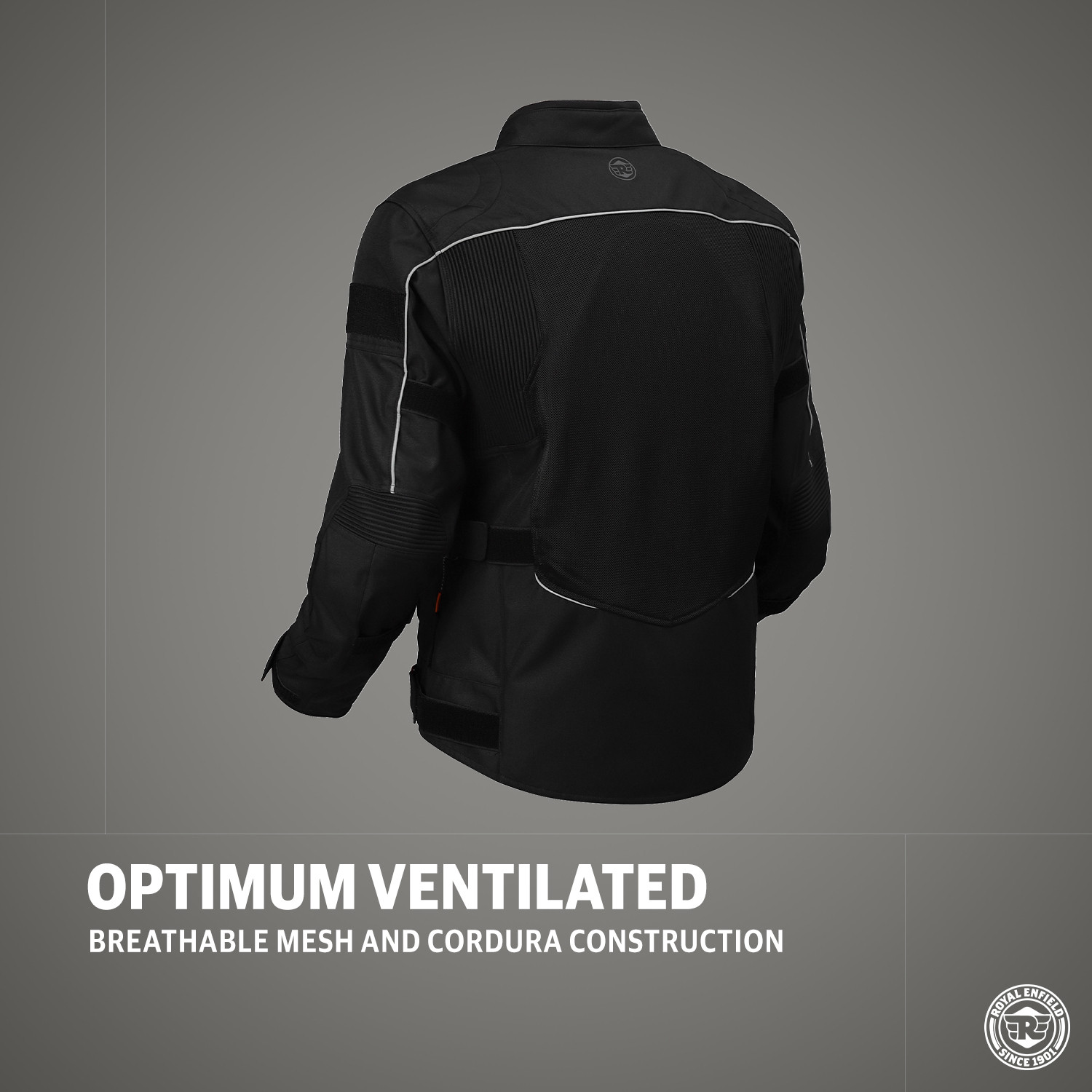 Image of Royal Enfield Explorer V4 Riding Jacket with Back, Shoulder & Elbow Armors and Rain Jacket Riding Protective Jacket
