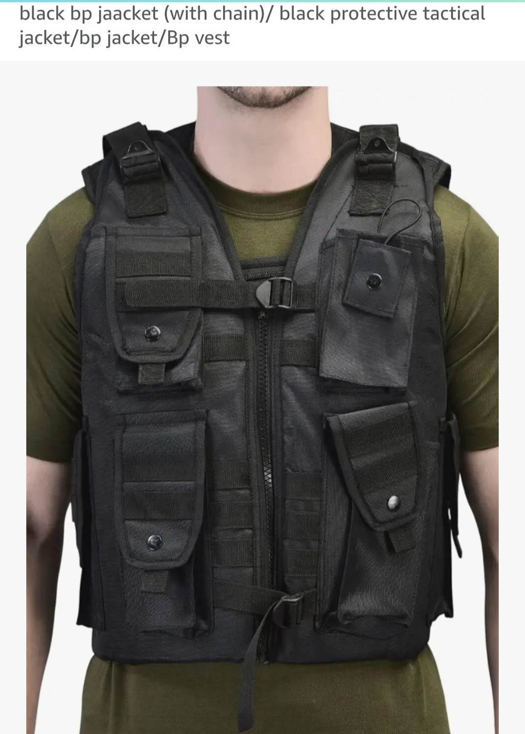 Image of BOLLAR BP JACKETS WITH FRONT CHAIN Riding Protective Jacket