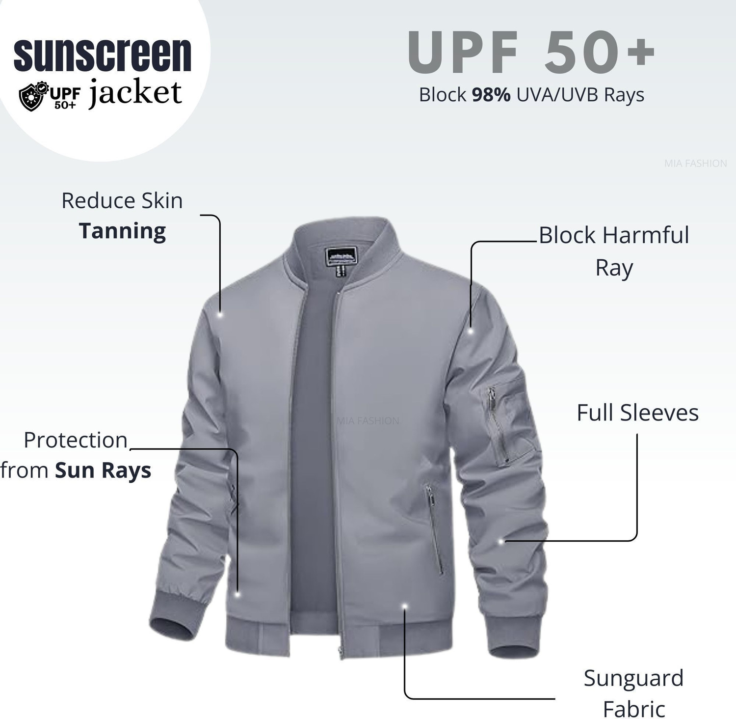 Image of IANDT I&T-CB-E22-23-GREY Riding Protective Jacket