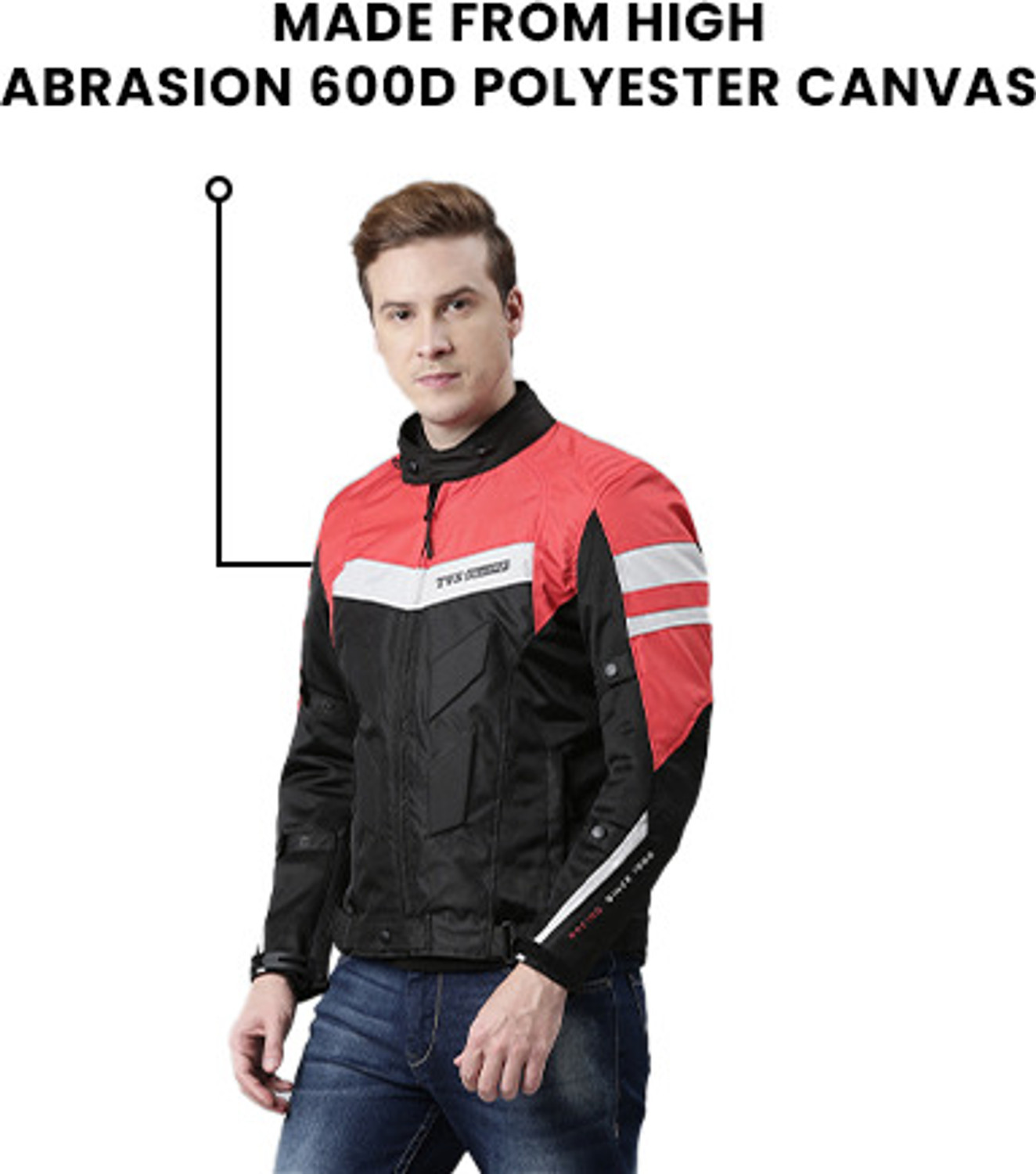 Image of TVS Racing Challenger Riding Protective Jacket
