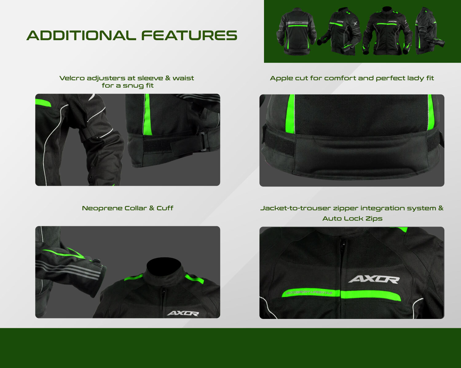 Image of Axor DIVA Riding Protective Jacket