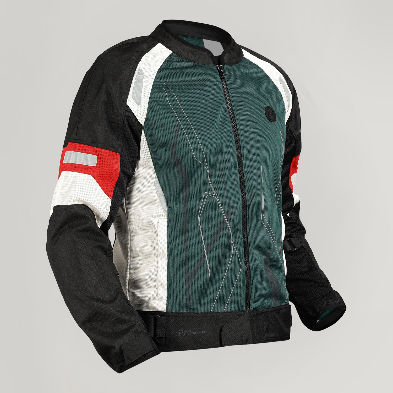 Image of Royal Enfield Streetwind Eco V2 Sustainable Ridng Jacket | CE Level 2 Shoulder & Elbow Armors Riding Protective Jacket