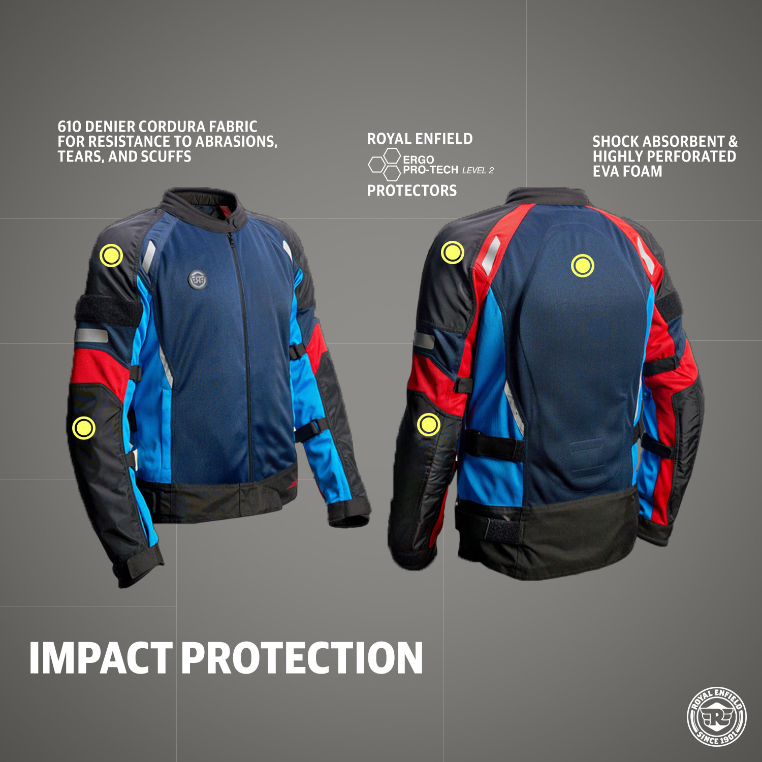 Image of Royal Enfield Streetwind ECO Riding Protective Jacket