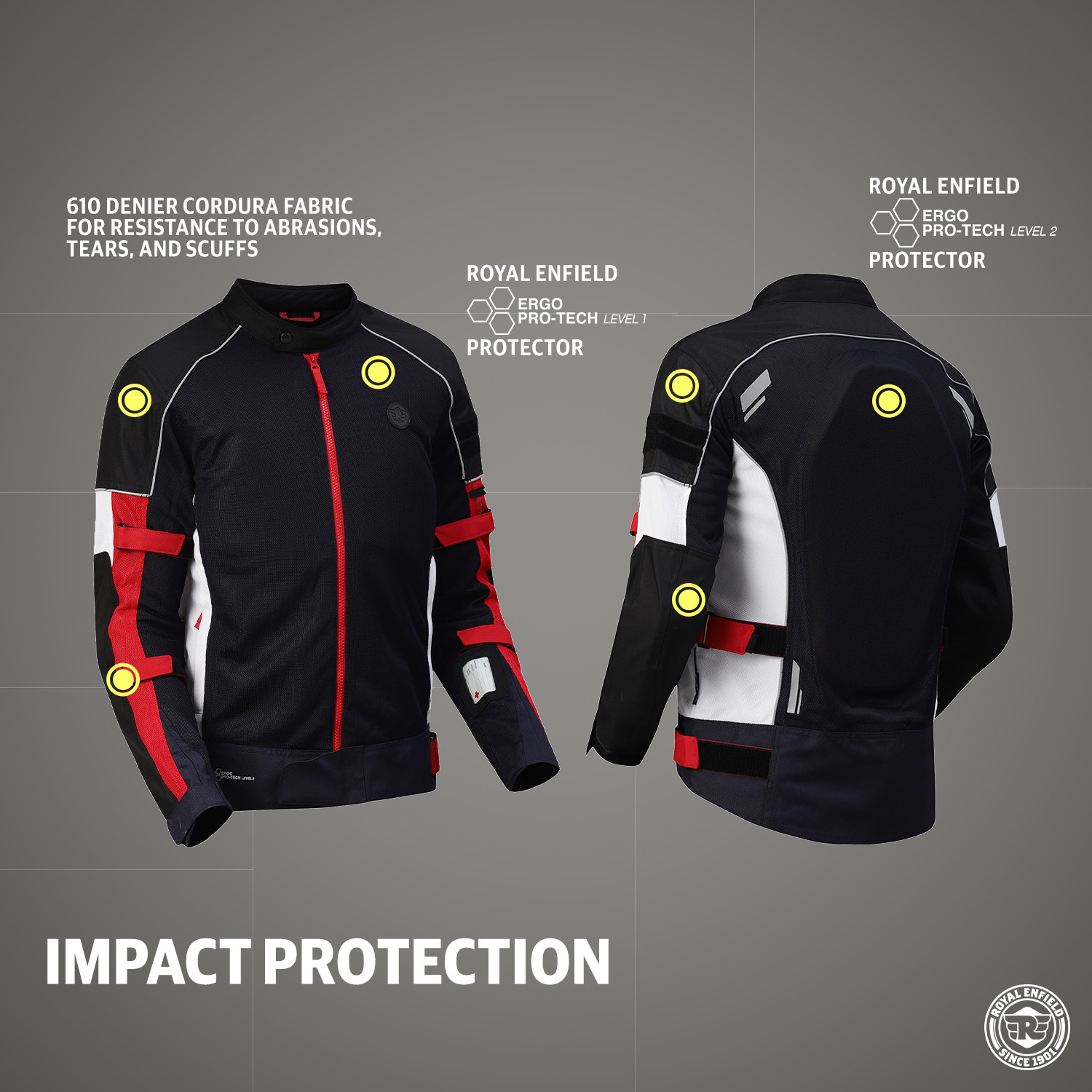 Image of Royal Enfield Streetwind Pro Riding Protective Jacket