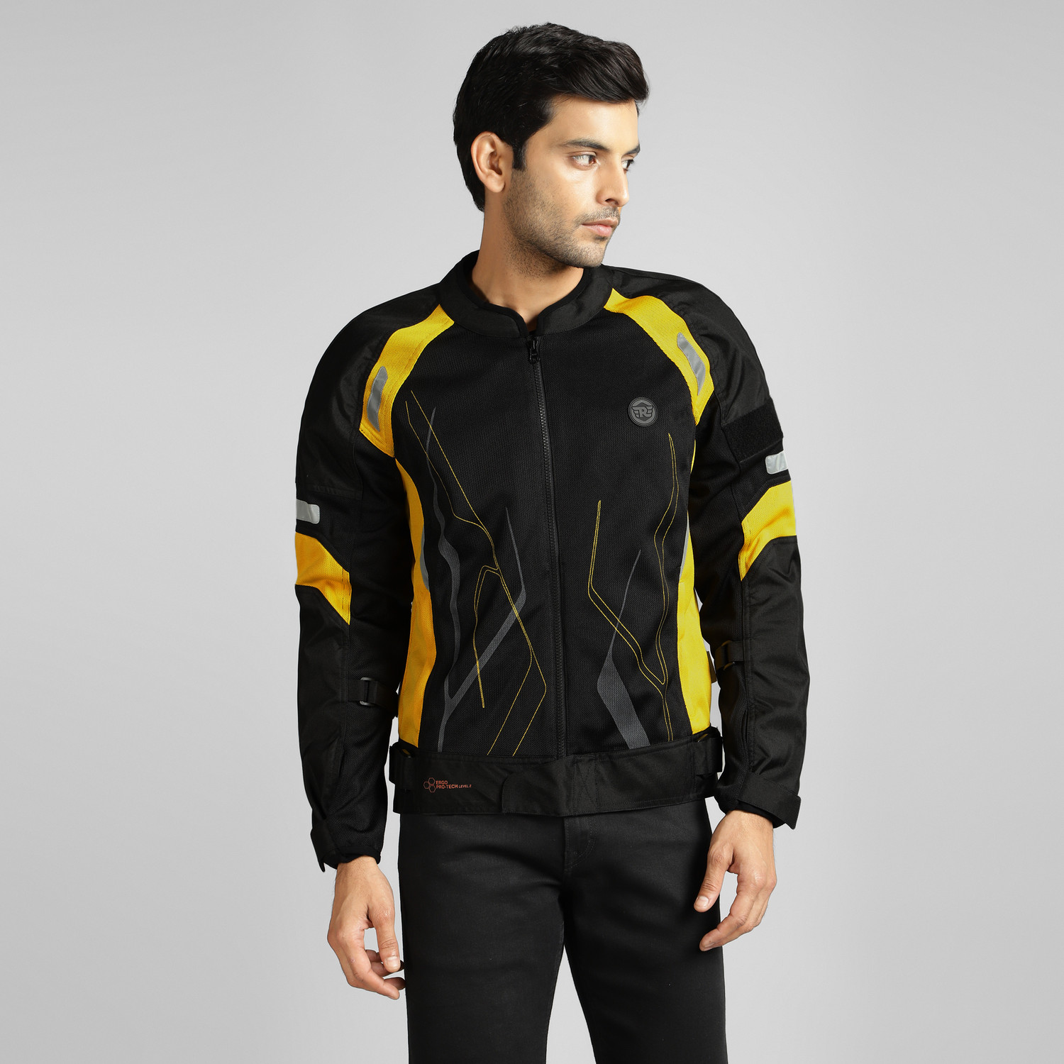 Image of ROYAL ENFIELD Streetwind Eco V2 Sustainable Ridng Jacket | CE Level 2 Shoulder & Elbow Armors Riding Protective Jacket