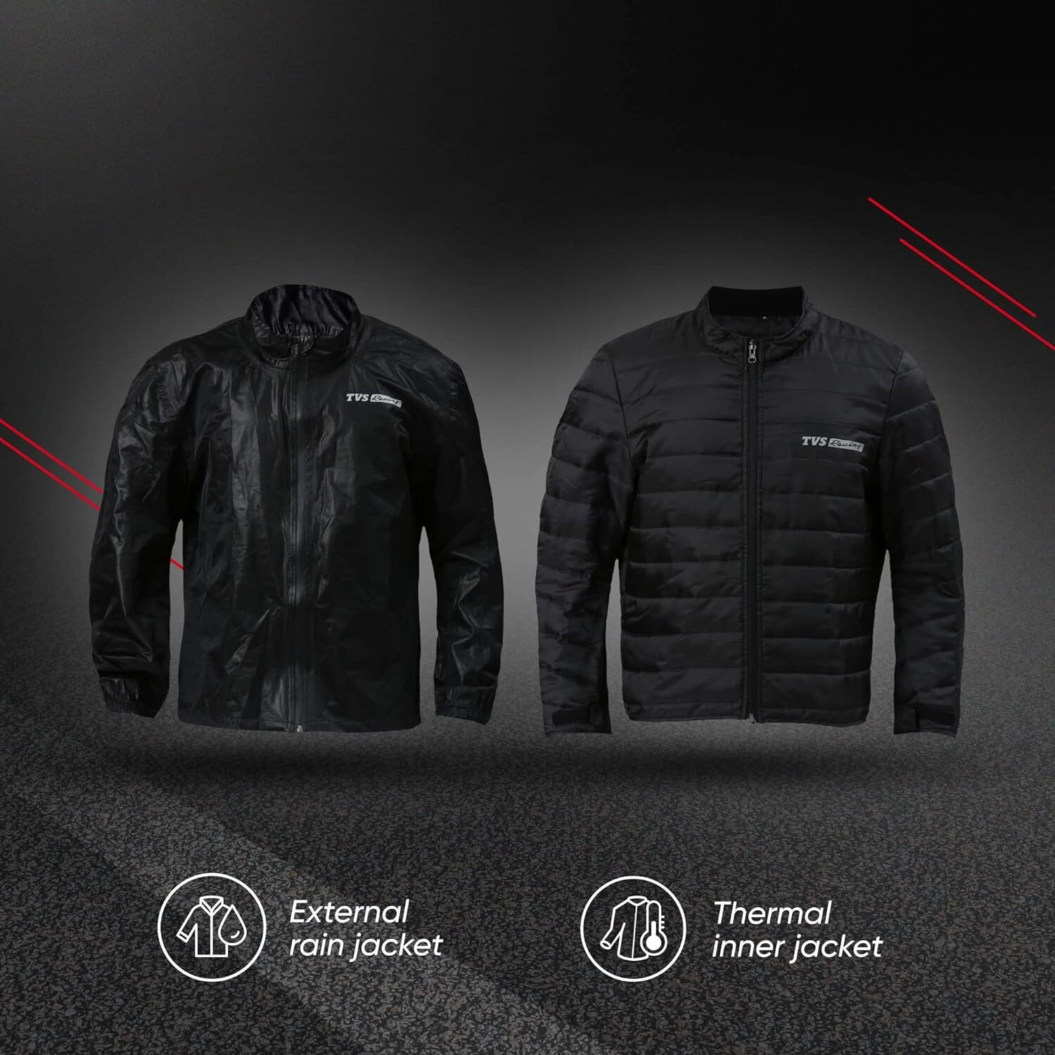 Image of TVS Racing Challenger Riding Protective Jacket