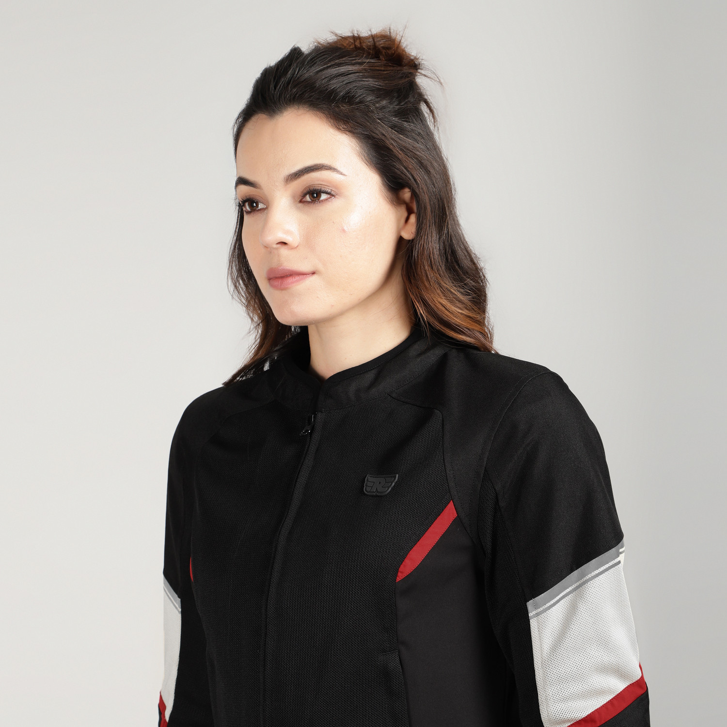 Image of Royal Enfield Streetwind Eco V2 Women Sustainable | CE Level 2 Shoulder & Elbow Armors Riding Protective Jacket