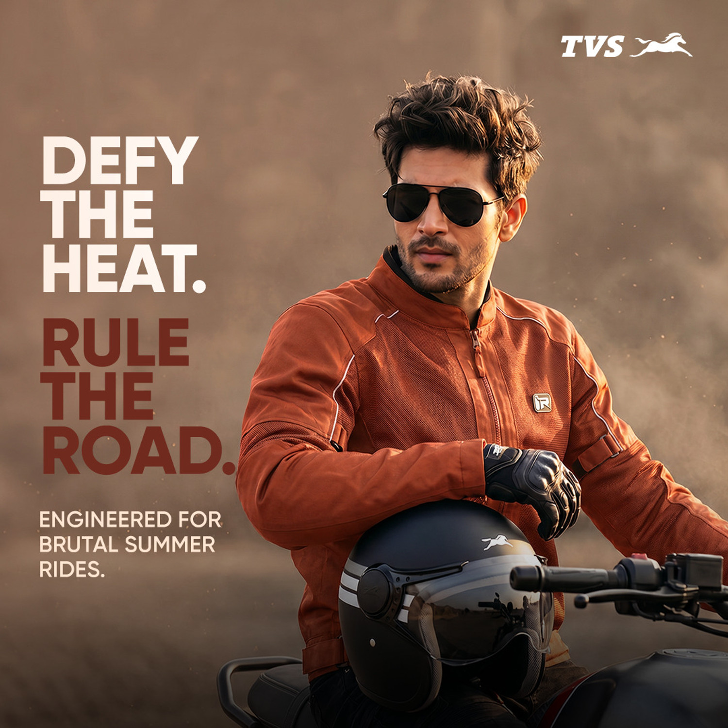 Image of TVS Ronin Edition Mesh Riding Jacket | CE Level 2 Lightweight with 600D Protection Riding Protective Jacket
