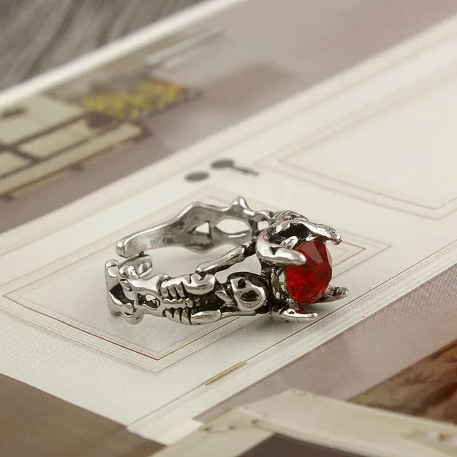 Image of kazare Women Ring | Ring For Girls | Marriage Ring | proposal Ring Brass Rhodium Plated Ring Set