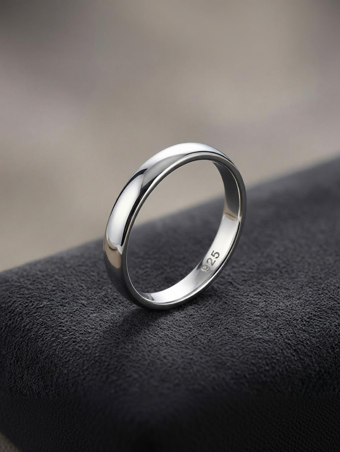 Image of utsav Plane 925 Sterling Silver Ring