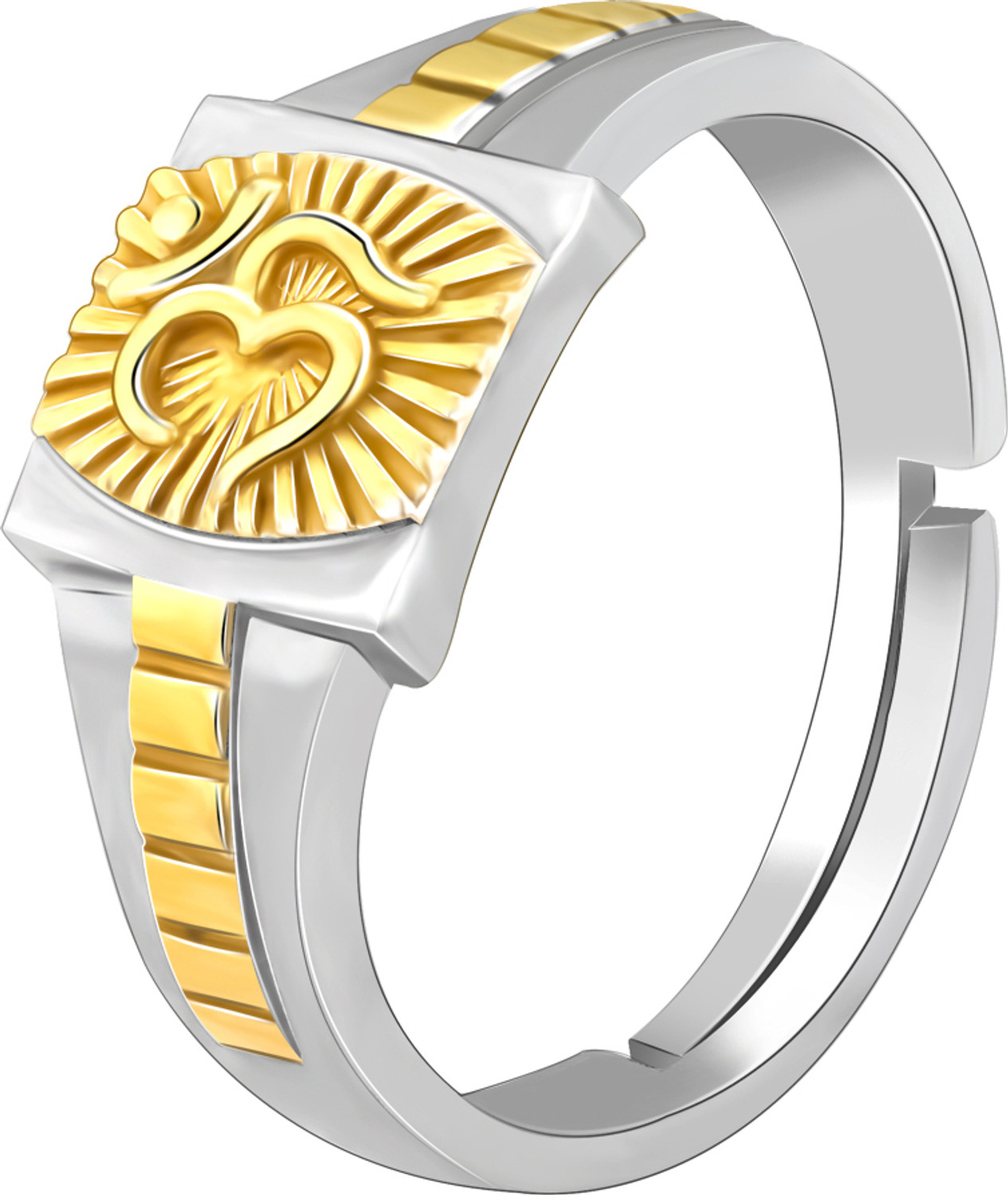 Image of GIVA Sterling Silver Rhodium Plated Ring