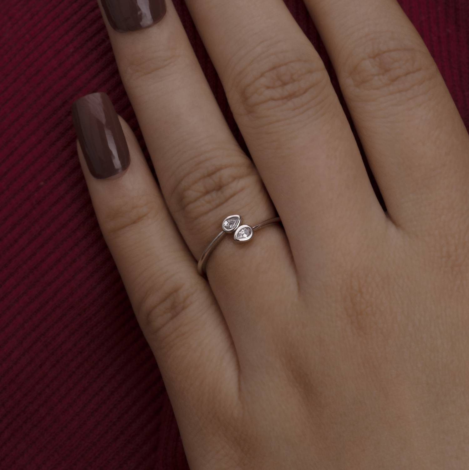 ARTKLIM Stainless Steel Silver Plated Ring