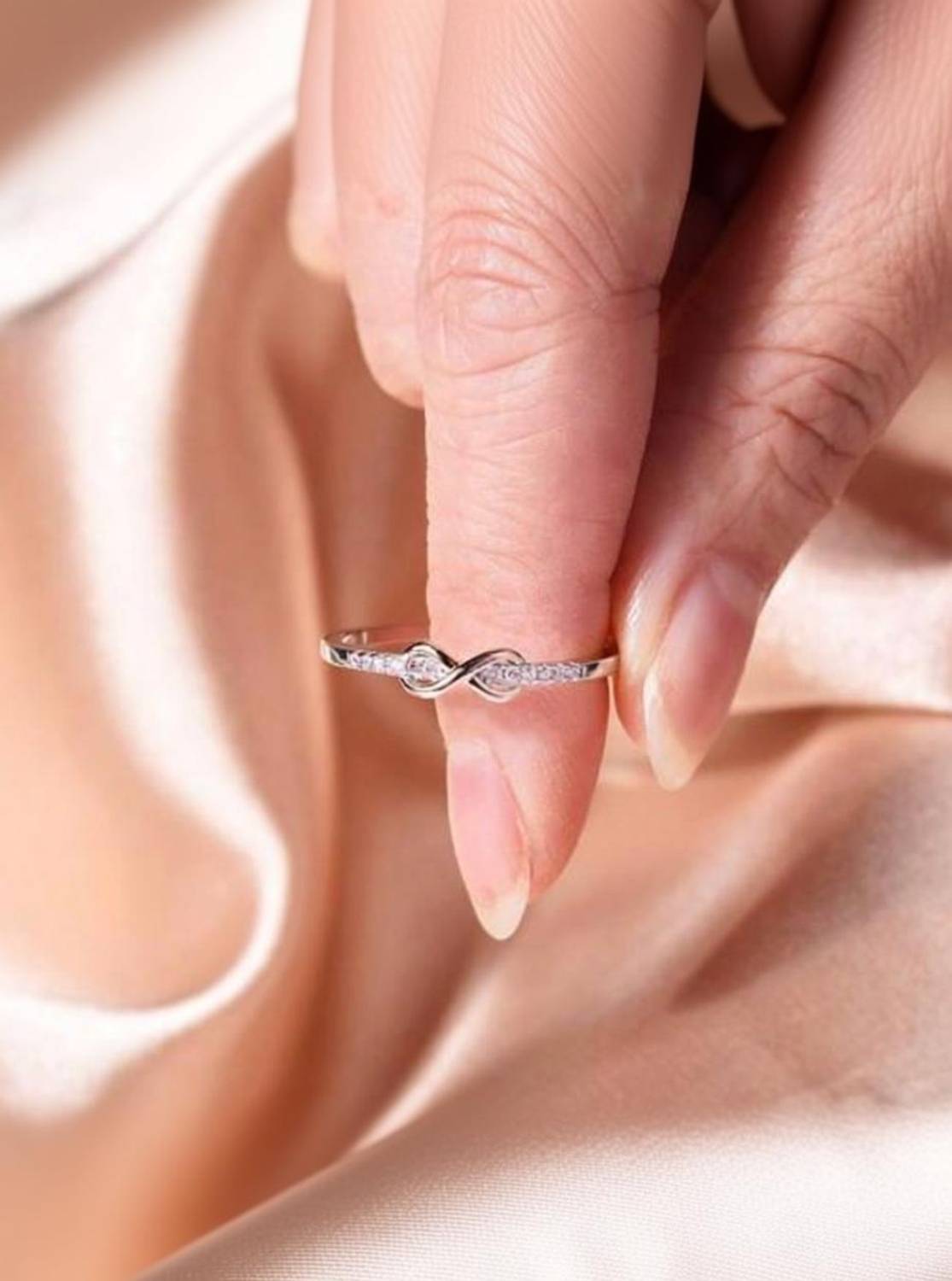 BRILLIANT BEADS JEWELS Alloy Ring