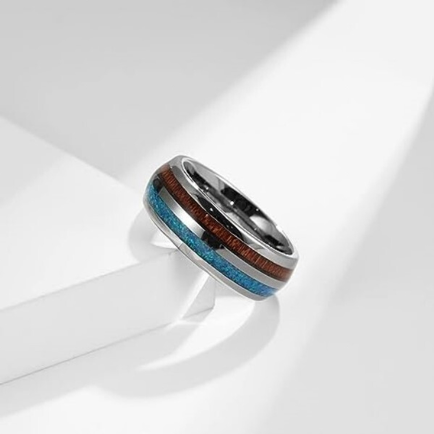 Image of vien Stainless Steel Cubic Zirconia Silver Plated Ring