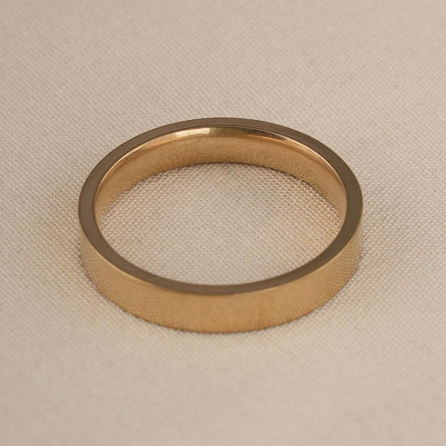 Image of PALMONAS Vintage Gold Band Ring for Mens (Size- 8) - Waterproof & Anti-Tarnish Stainless Steel Gold Plated Ring