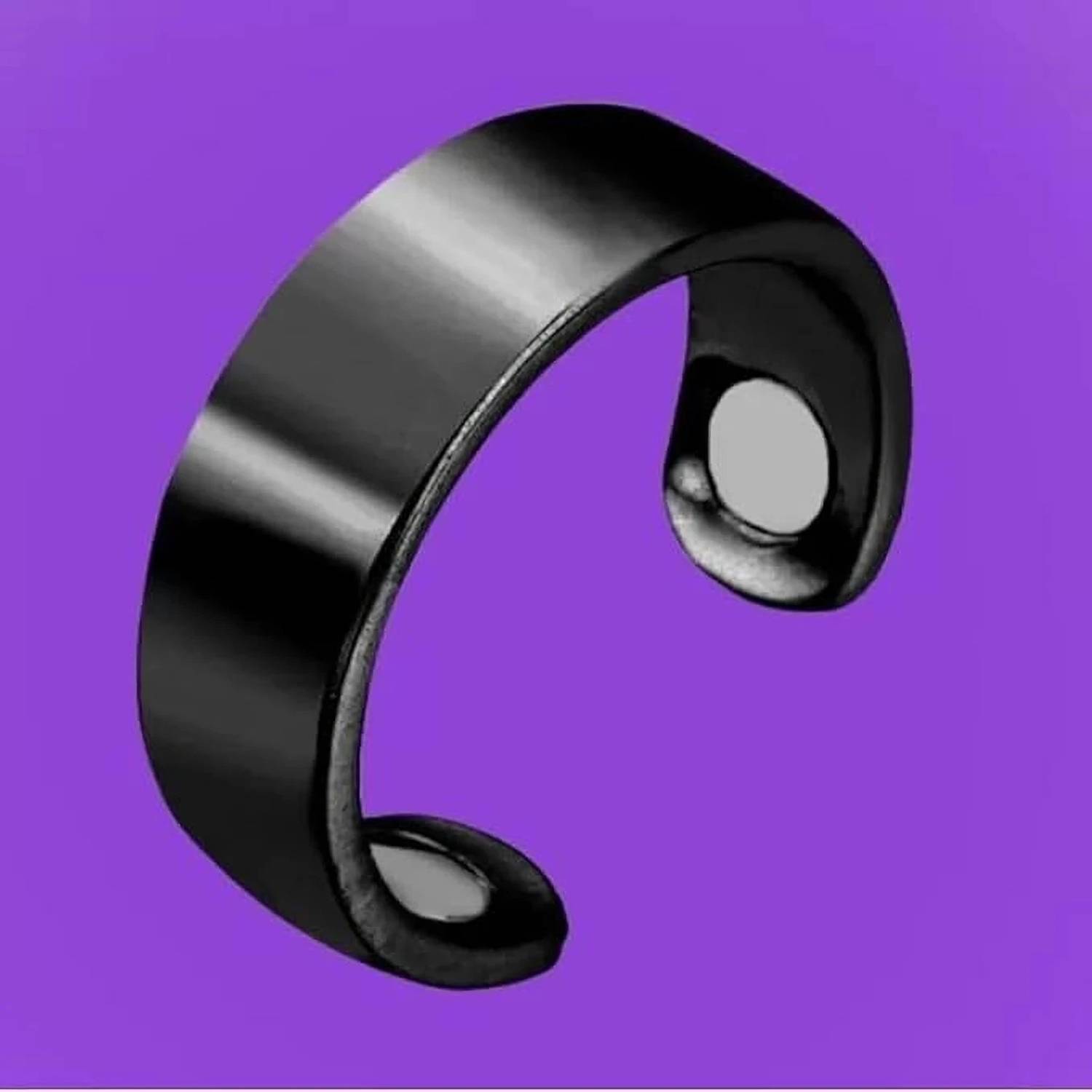 Aravli Blood Sugar Control Ring Adjustable Magnetic Therapy Ring Stainless Steel Ring