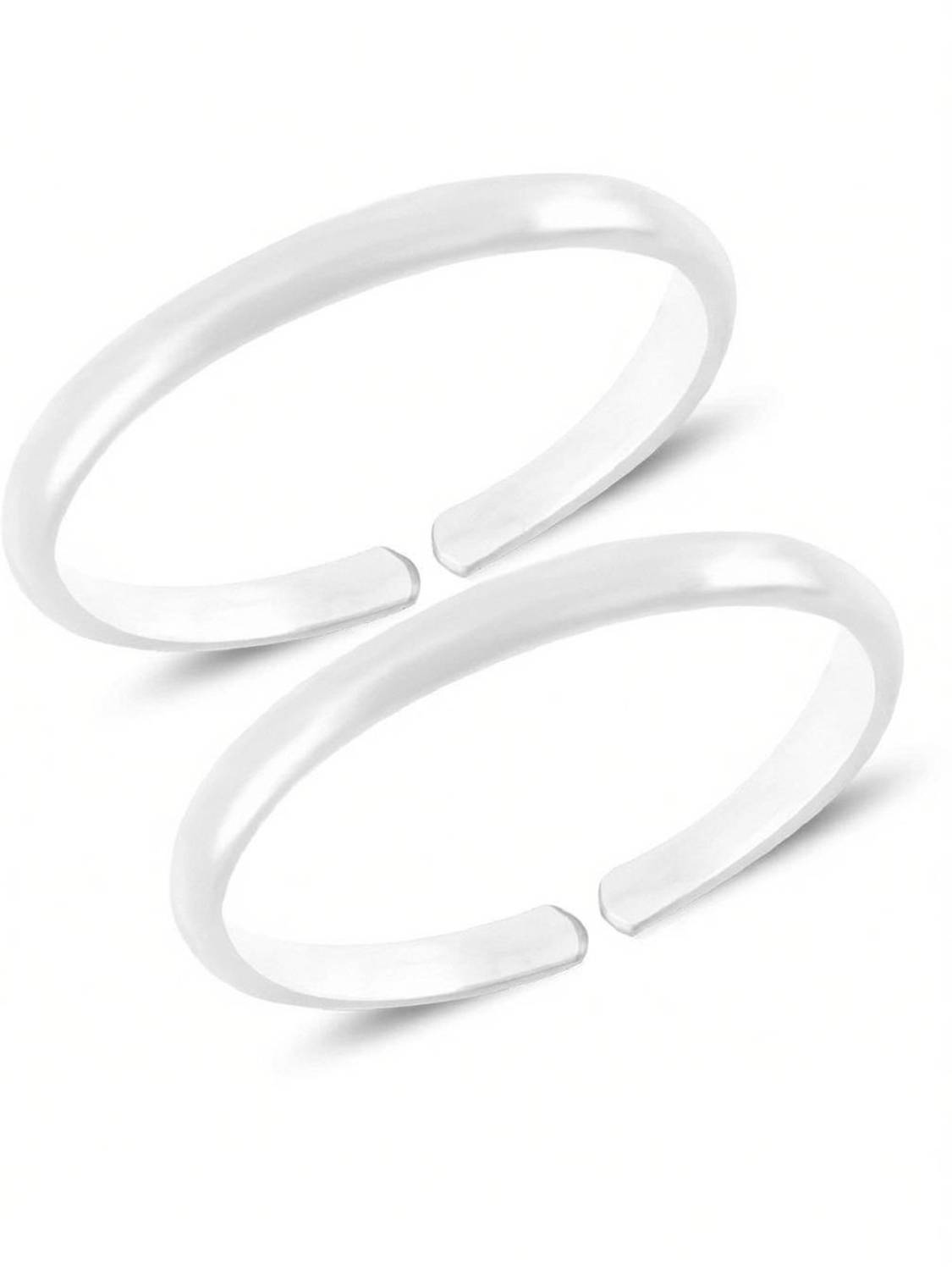 A1 Fashion TOERING-PLAIN-011 Sterling Silver Sterling Silver Plated Toe Ring
