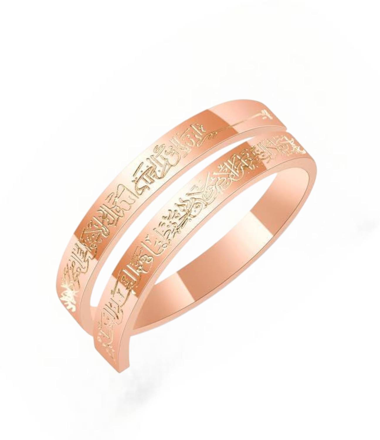 19th July Jewels 19TH JULY JEWELS- Ayatul Kursi Sutra Islamic God Messenger Ring. Stainless Steel Ring